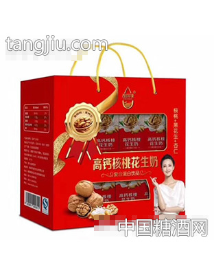 西部印象高钙核桃花生奶