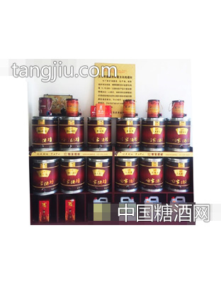 红高粱酒纸桶展架