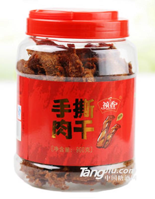 祯香 福建特产桶装手撕肉干