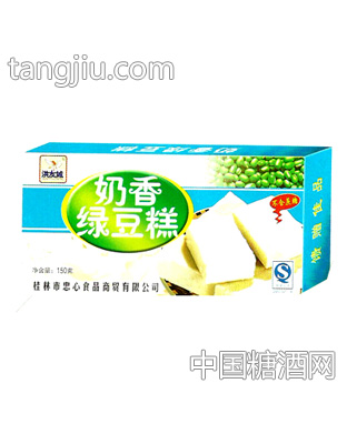 奶香绿豆糕