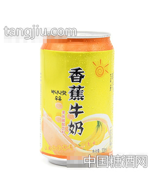 汇大香蕉牛奶碳酸果味饮料328ml