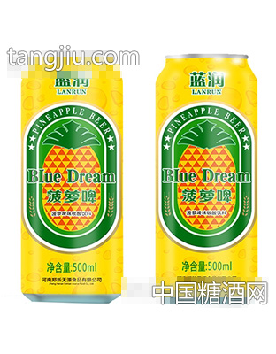 蓝润菠萝啤500ml