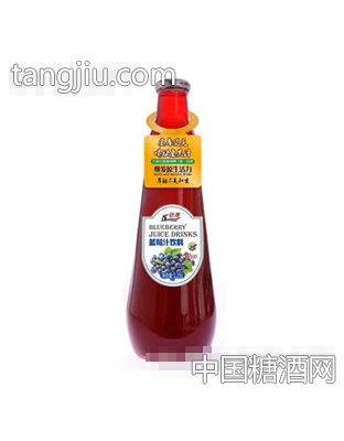 动康1.25L玻璃瓶蓝莓汁