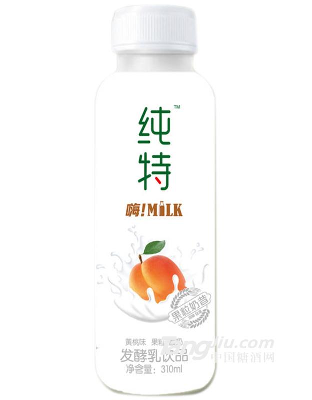 纯特黄桃燕麦果粒发酵酸奶310ML