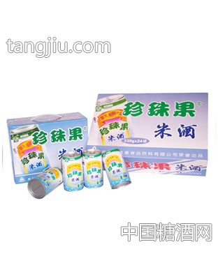 珍珠果罐装米酒