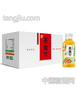 唱起来茶果π柚子绿茶500mlx15瓶