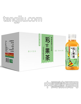 大马邦彩π果茶苹果茶果汁饮料500mlx15瓶