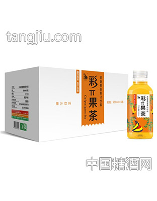 大马邦彩π果茶百香果茶果汁饮料500mlx15瓶