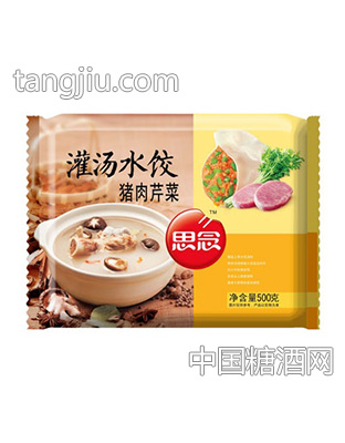 思念灌汤水饺猪肉芹菜500g