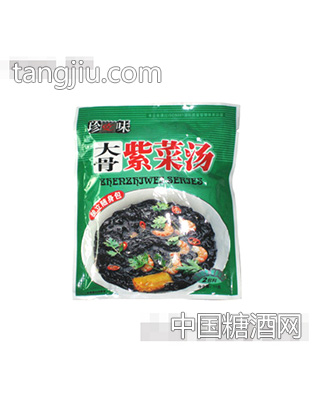 1人份大骨紫菜汤