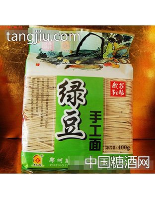 绿豆手工面400g