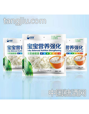 谷妈咪180克菠菜蝴蝶面