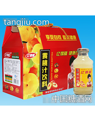 350ml×8瓶黄桃汁饮料