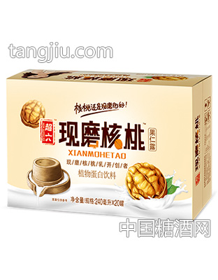 超六现磨核桃植物蛋白饮料240ml×20罐