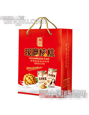 超六现磨核桃果仁露手提袋