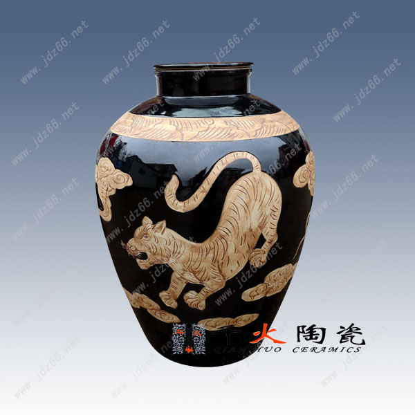 密封酒坛 瓷器酒坛 200斤酒缸厂