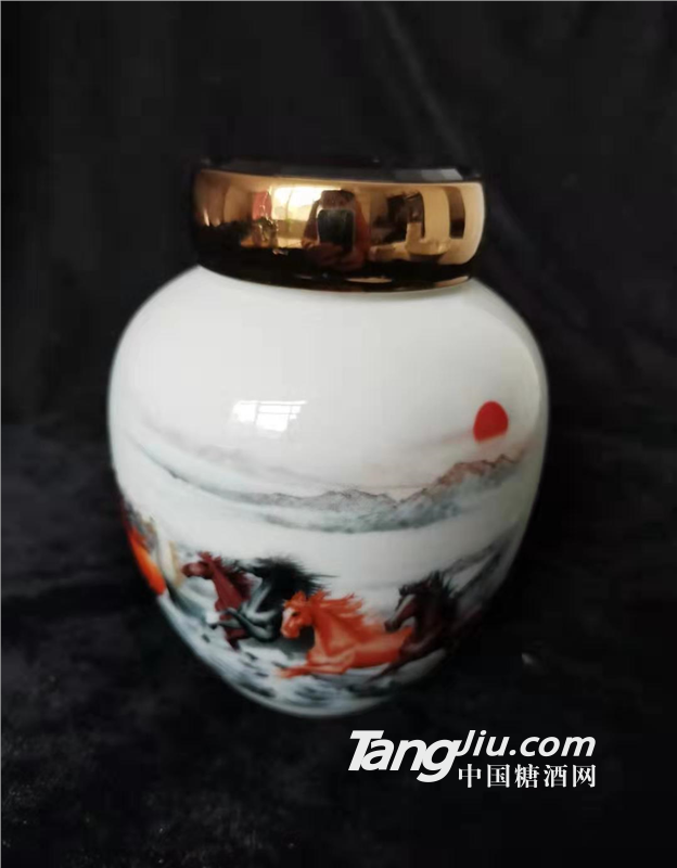 高白瓷陶瓷茶叶罐密封罐家用存茶罐储存罐瓷罐定制