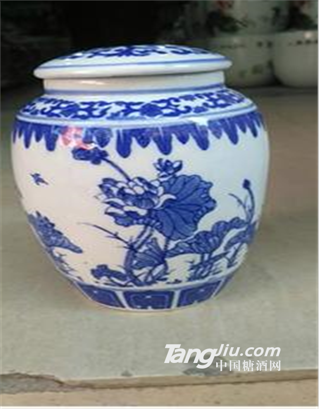 青花陶瓷罐 定制订做青花陶瓷罐 