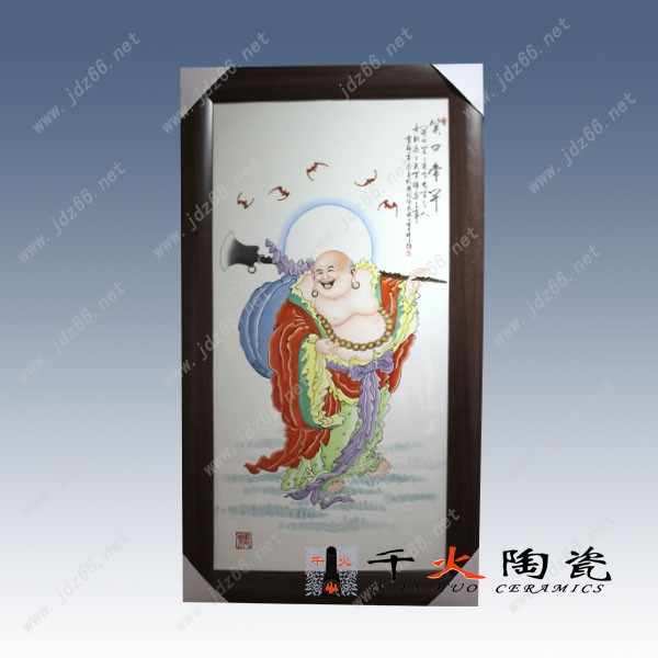 供应名人名作现代名家手绘瓷瓶瓷板厂家正品