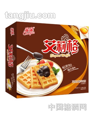 亲亲巧克力味华夫饼（156g）