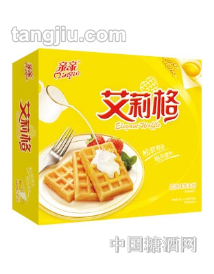 亲亲奶油味华夫饼（156g）