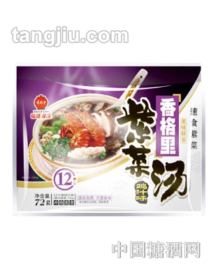 香格里紫菜汤鸡汁味72g
