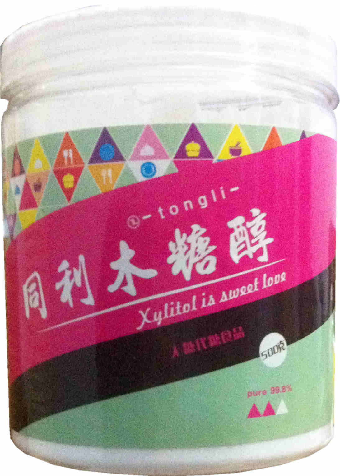 同利木糖醇 木糖醇代糖产品 糖尿病人用糖500g瓶装