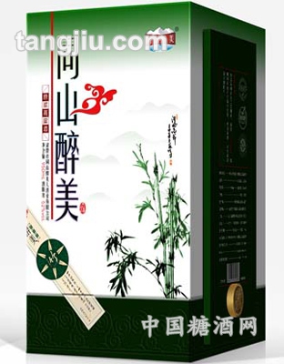 同山醉美梅兰竹菊四君子高粱酒52度