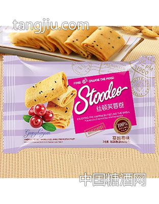 广潮缘丝顿芙蓉卷蔓越莓味称重