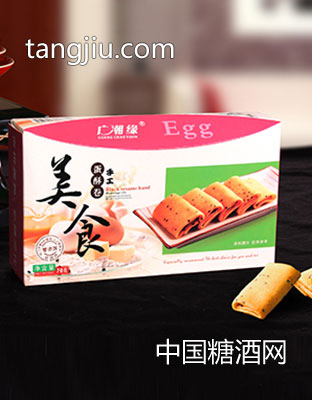 广潮缘手工蛋酥卷70克装