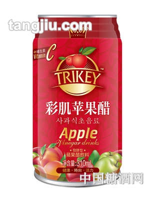 彩肌310mlVC罐装苹果醋