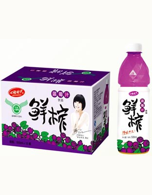 鲜榨蓝莓汁500mlx15瓶