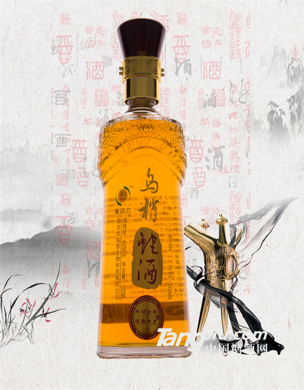 椎动力乌梢蛇酒500ML