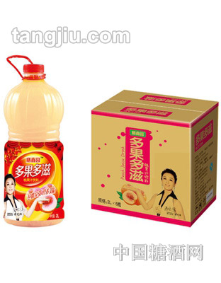 膳鑫园多果多滋桃汁饮料2L