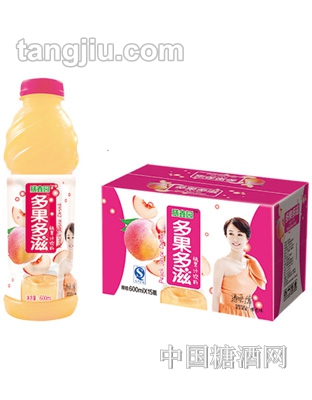 膳鑫园多果多滋桃汁600ml
