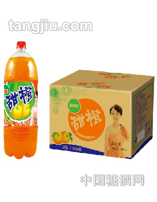 膳鑫园甜橙味碳酸饮料2.68L
