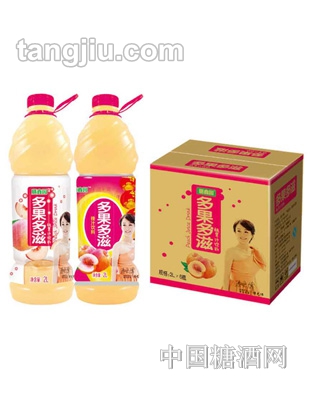 膳鑫园多果多滋桃汁2L