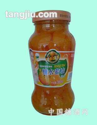 同泰罐头560G糖水蜜桔