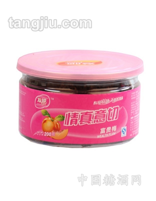 发吧-情真意切富贵梅200g-椭圆瓶装
