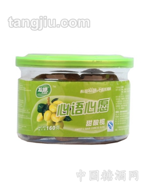 发吧-心语心愿甜酸榄160g-长瓶装