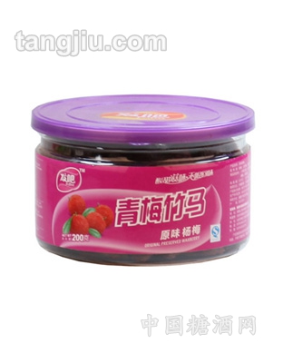 发吧-青梅竹马原味杨梅200g-椭圆瓶装