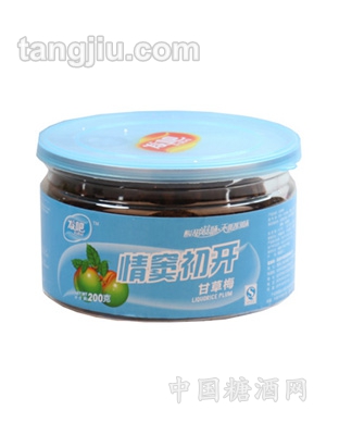 发吧-情窦初开甘草梅200g-椭圆瓶装