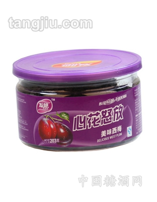 发吧-心花怒放美味西梅203g-椭圆瓶装