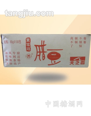 黄墩湖腊豆白色盒装