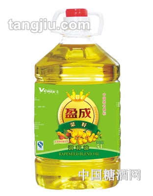 盈成菜籽调和油5L