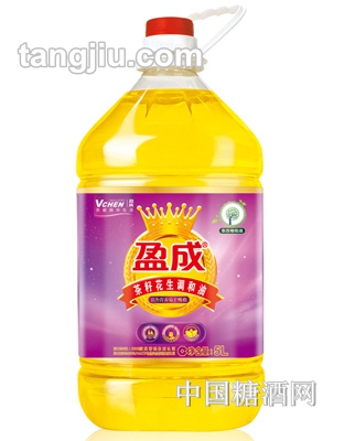 盈成茶籽花生调和油5L