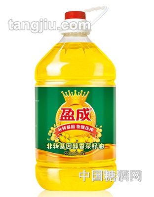 盈成非转基因醇香菜籽油5L