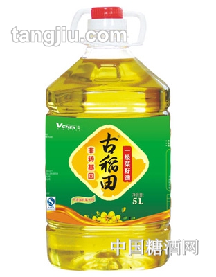 古稻田一级菜籽油5L
