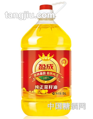 盈成纯正菜籽油5L