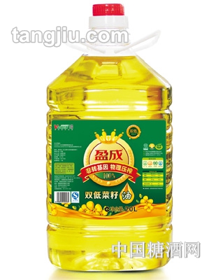 盈成99%双低菜籽油20L